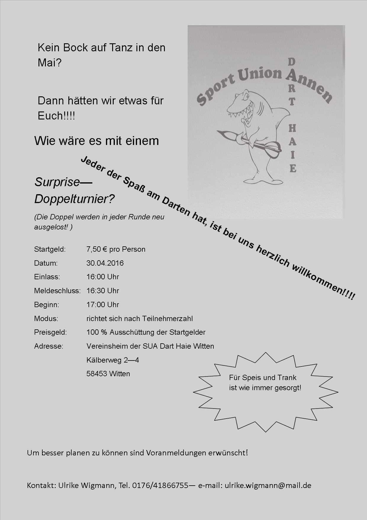 Doppelturnier 30042016